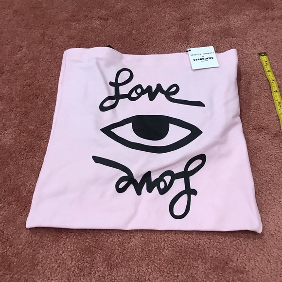 REBECCA MINKOFF pink canvas tote - Picture 8 of 10